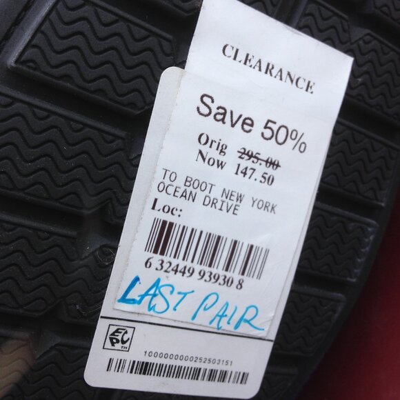 To Boot New York Ocean Drive Suede Driver Loafer Blue 8M NWT - Picture 12 of 14